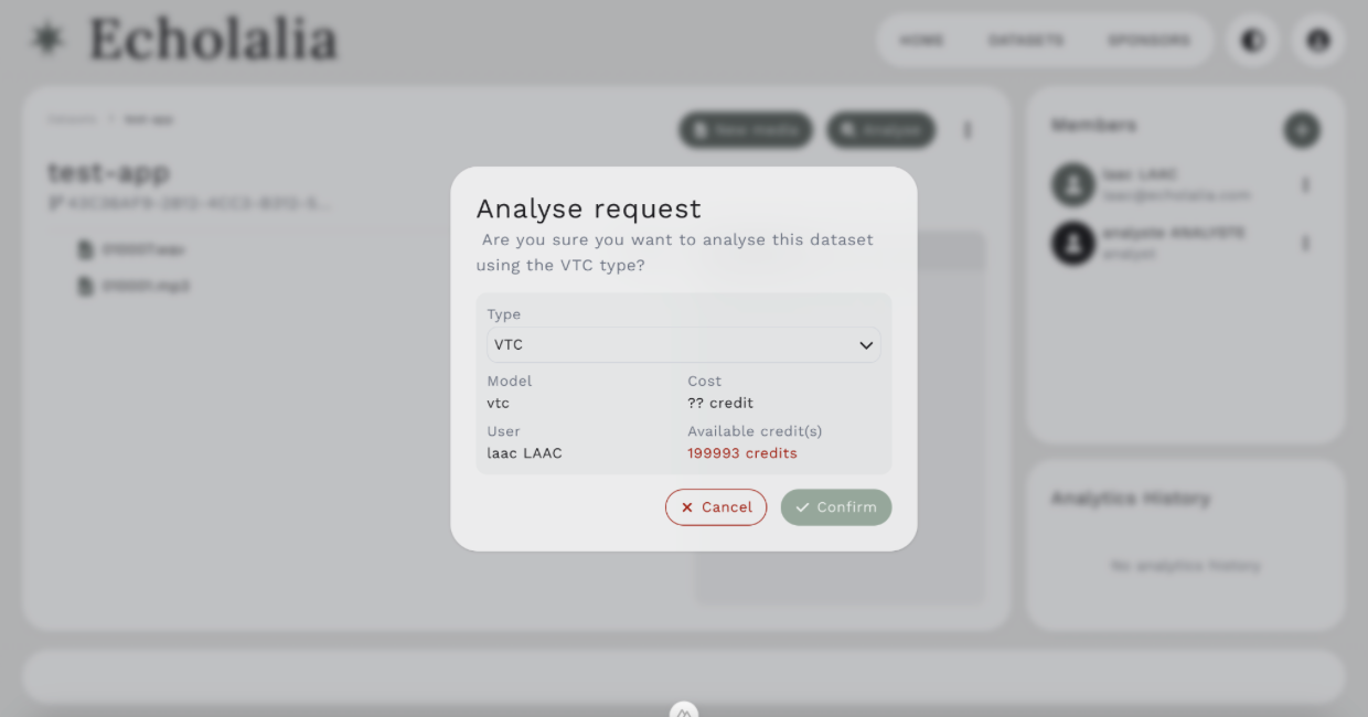 Figure 8: Analyse your audio